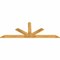 Ekena Millwork Saratoga Rough Sawn Timber Gable Bracket, Western Red Cedar, 108"W x 40"H x 2"D x 6"F, 9/12 Pitch GBW108X40X0206SAR00RWR - alternate 4